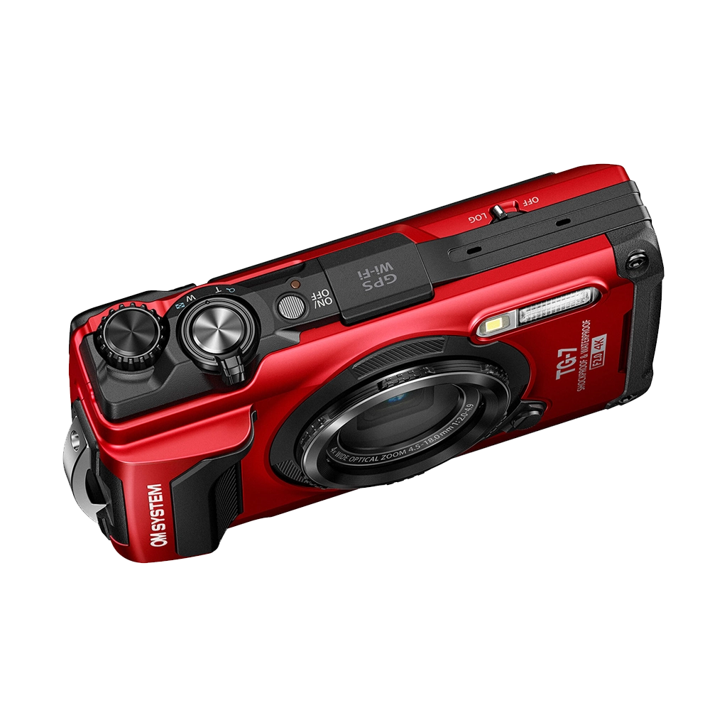 OM SYSTEM Tough TG-7 Digital Camera (Red)