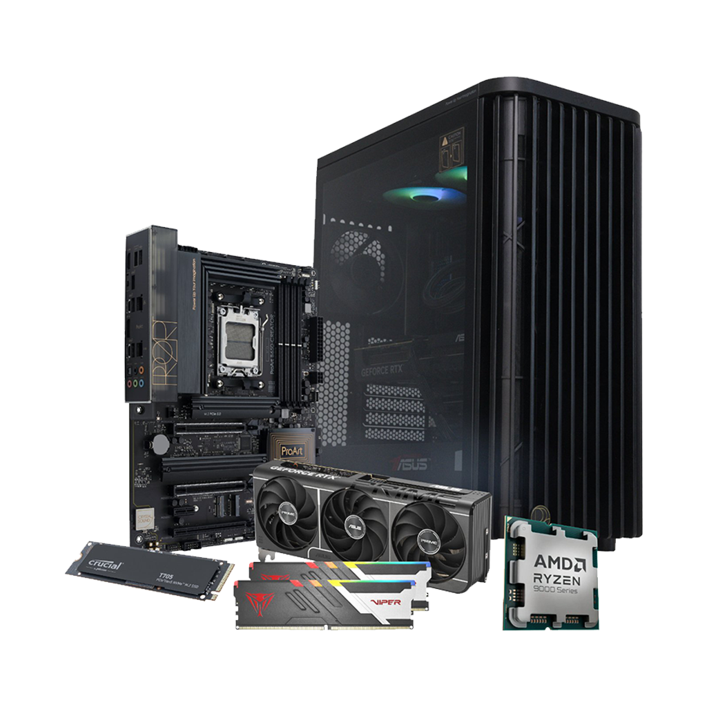PCBuilder Ryzen 7 9700X MONET Windows 11 Creator PC