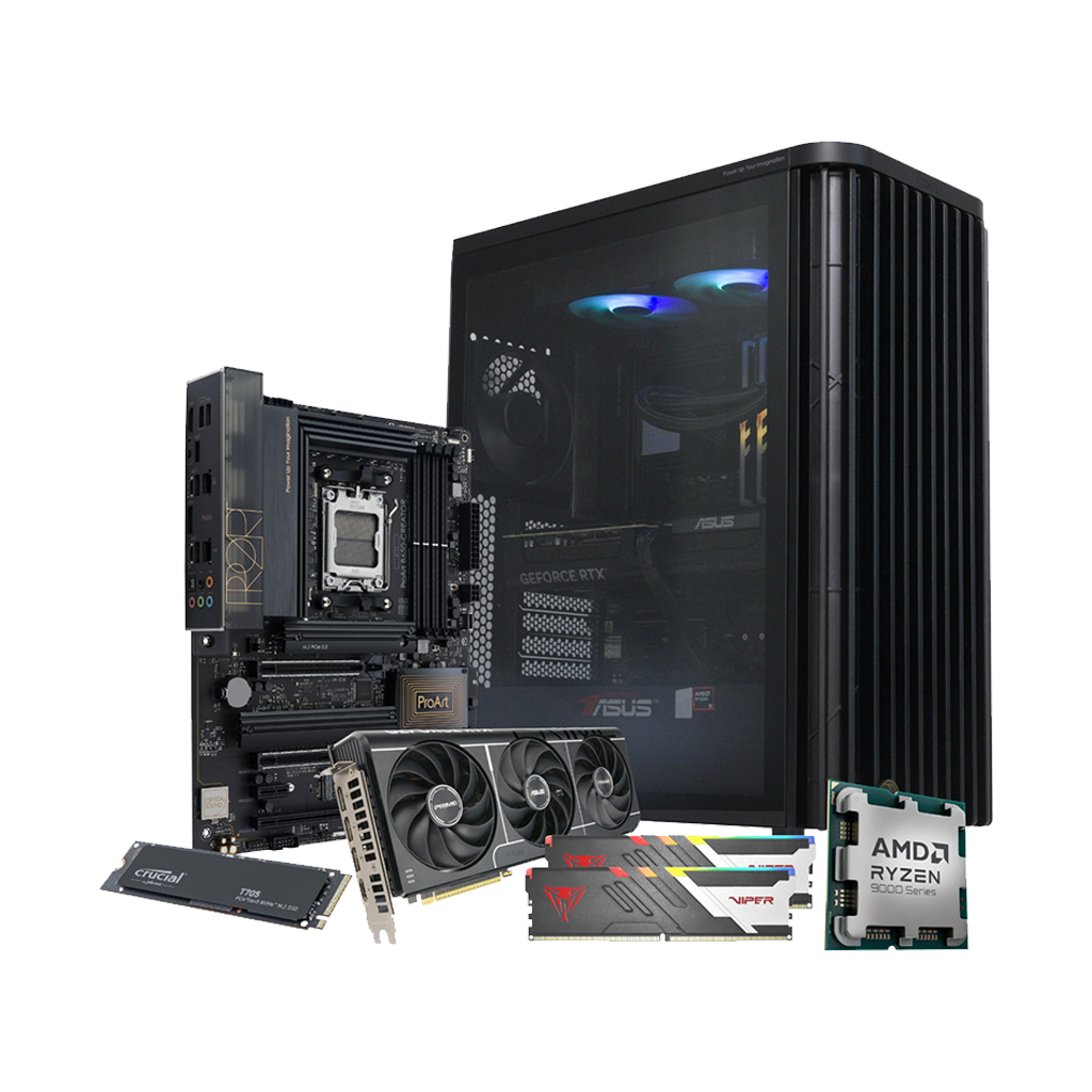 PCBuilder Ryzen 9 9900X MICHELANGELO Windows 11 Creator PC