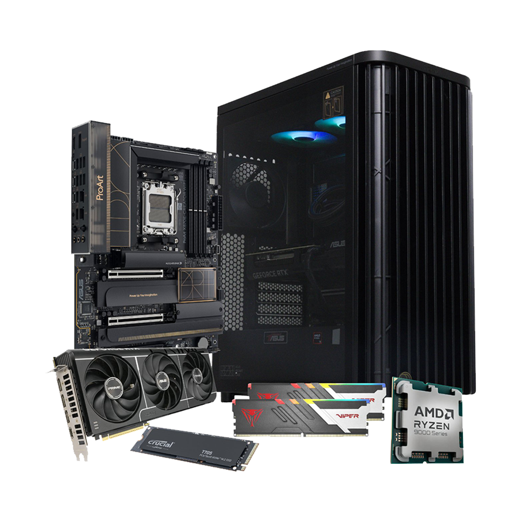 PCBuilder Ryzen 9 9950X REMBRANDT Windows 11 Creator PC