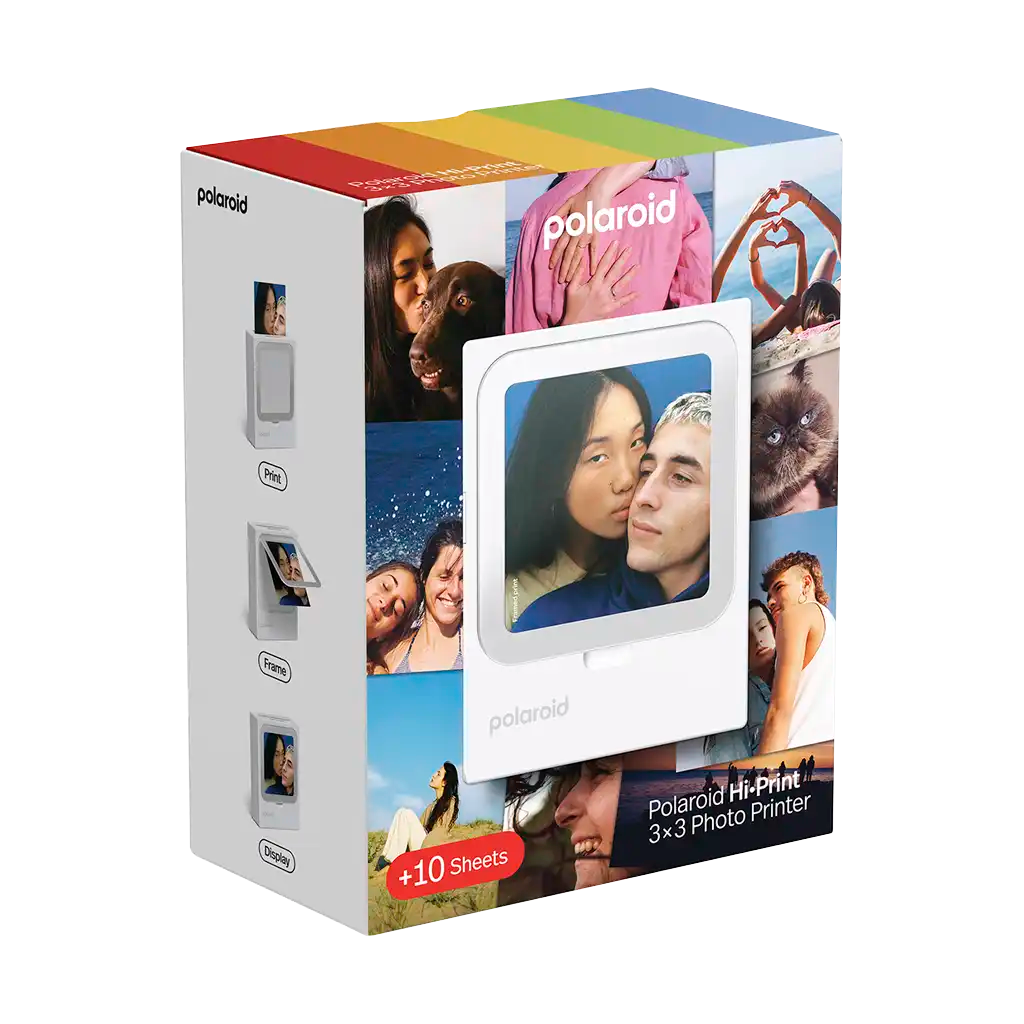 Polaroid Hi-Print 3x3 Pocket Photo Printer with 10 Sheets of Paper