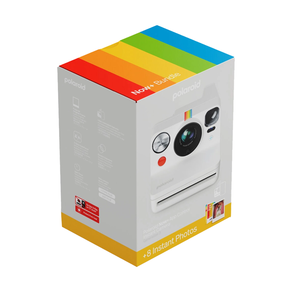 Polaroid Now+ Generation 3 i-Type Instant Camera Starter Set (White)