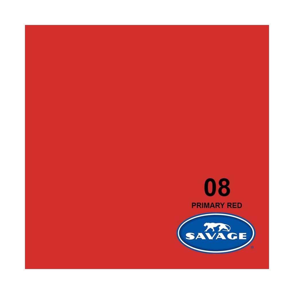 Rental: Savage Background Paper Primary Red 08