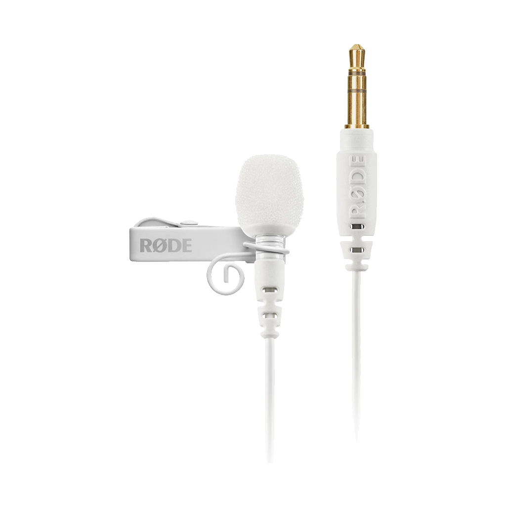 Rode Lavalier GO Omnidirectional Lavalier Microphone for Wireless GO Systems (White)