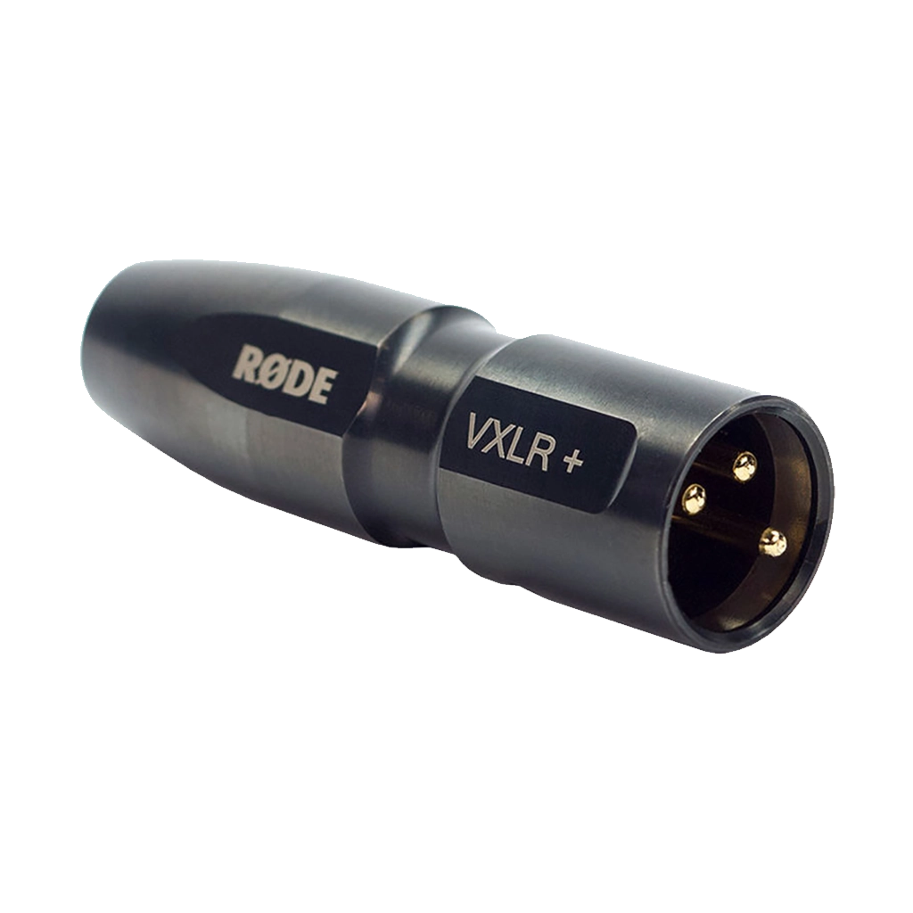 Rode VXLR+ 3.5mm TRS Female to XLR Male Adapter with Phantom Power Converter