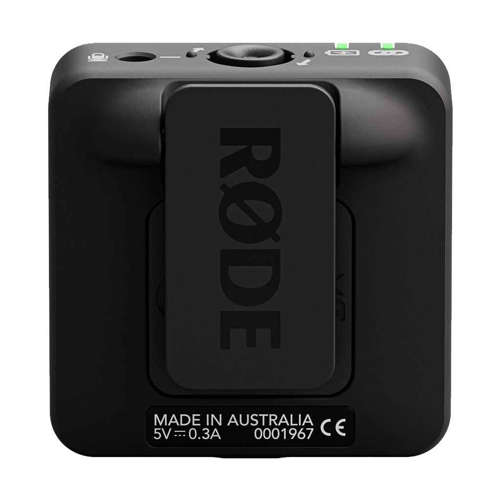 Rode Wireless ME Compact Digital Wireless Microphone System (2.4 GHz, Black) with Free Rode Interview GO (Valued at R650)