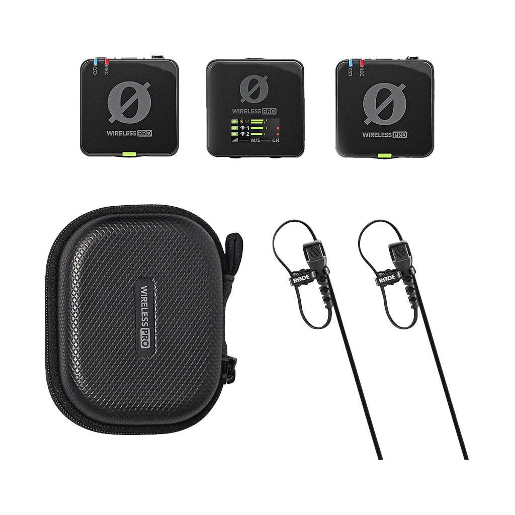 Rode Wireless PRO 2-Person Clip-On Wireless Microphone System/Recorder with Lavaliers