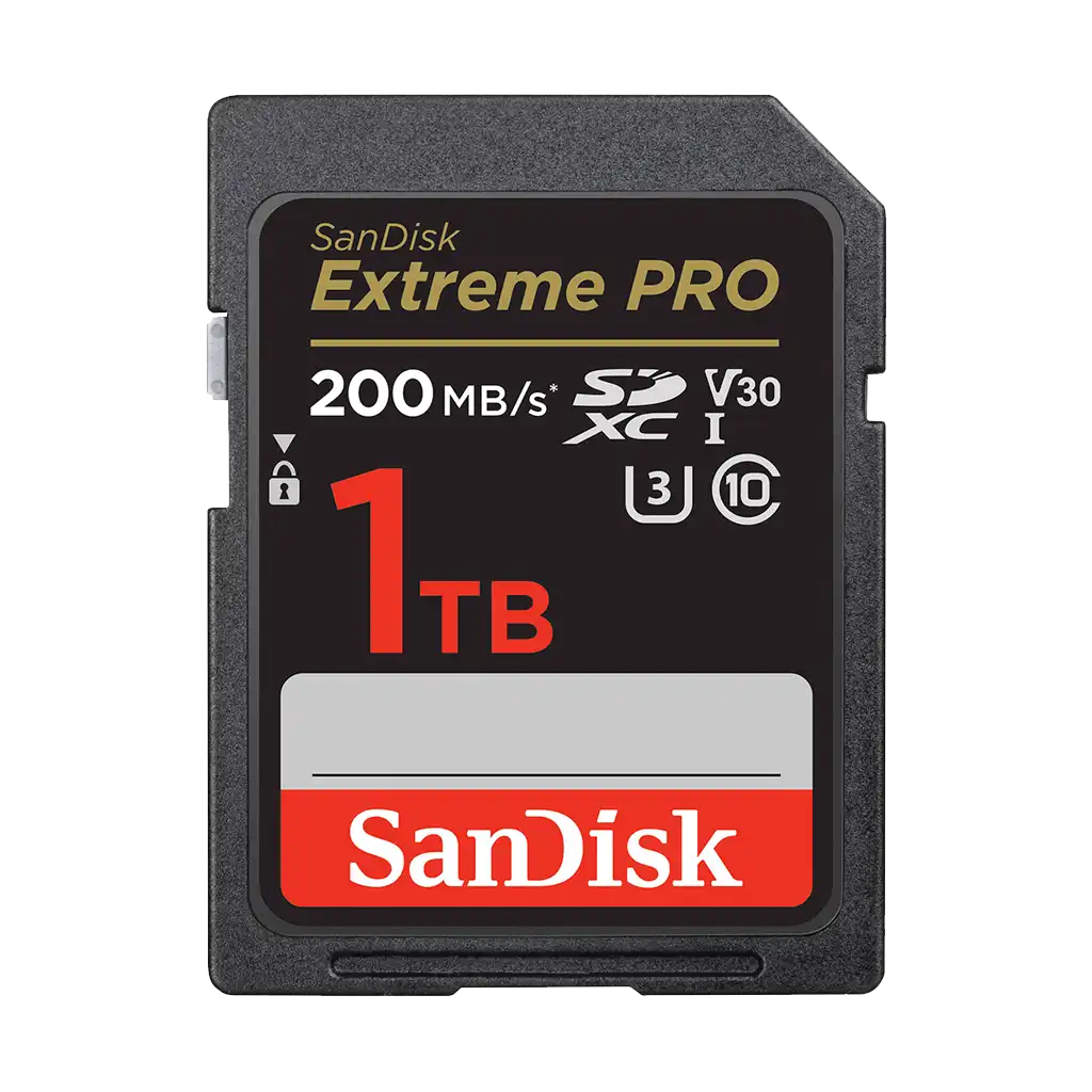 SanDisk 1TB Extreme PRO 200MB/s UHS-I SDXC Memory Card