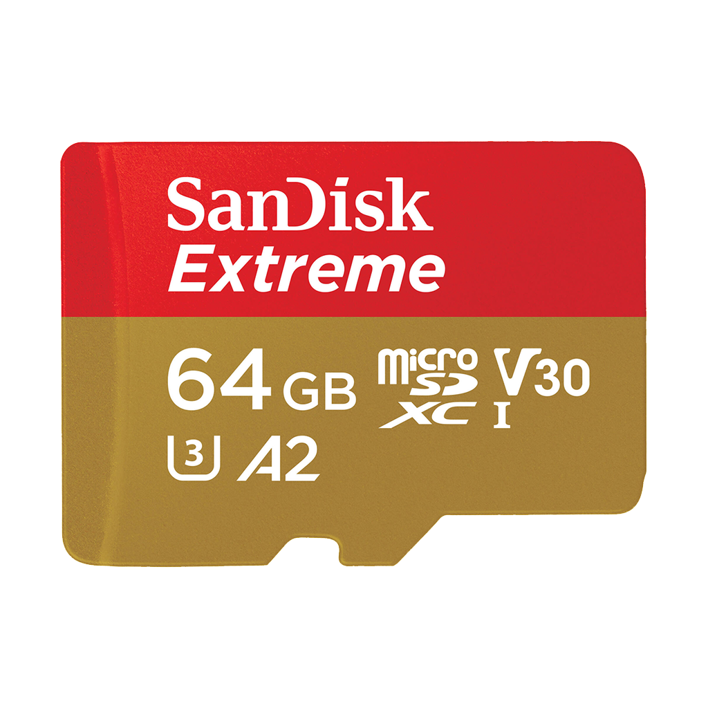 SanDisk 64GB Extreme 170MB/s UHS-I microSDXC Memory Card