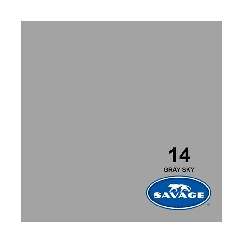 Savage Background Paper Gray Sky 14 (1.35m x 11m)