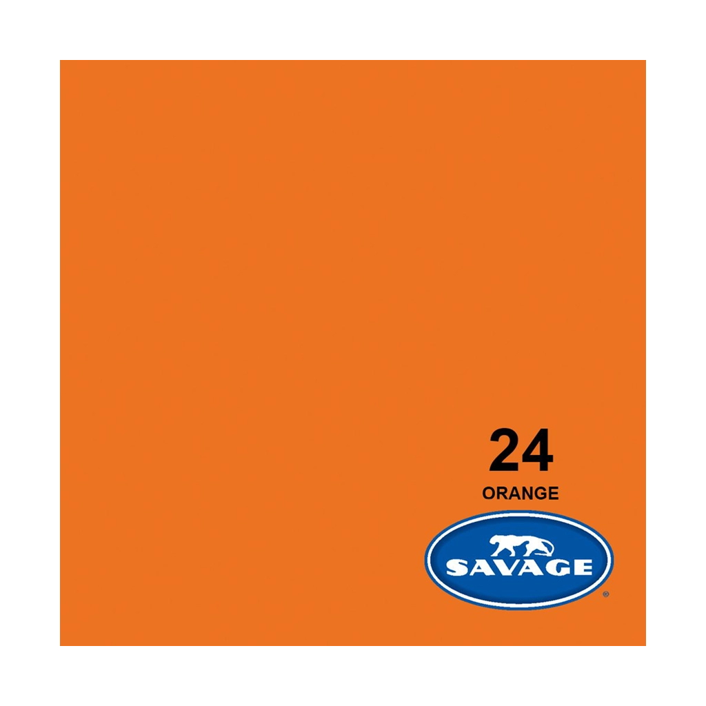 Savage Background Paper Orange 24 (2.18m x 11m)