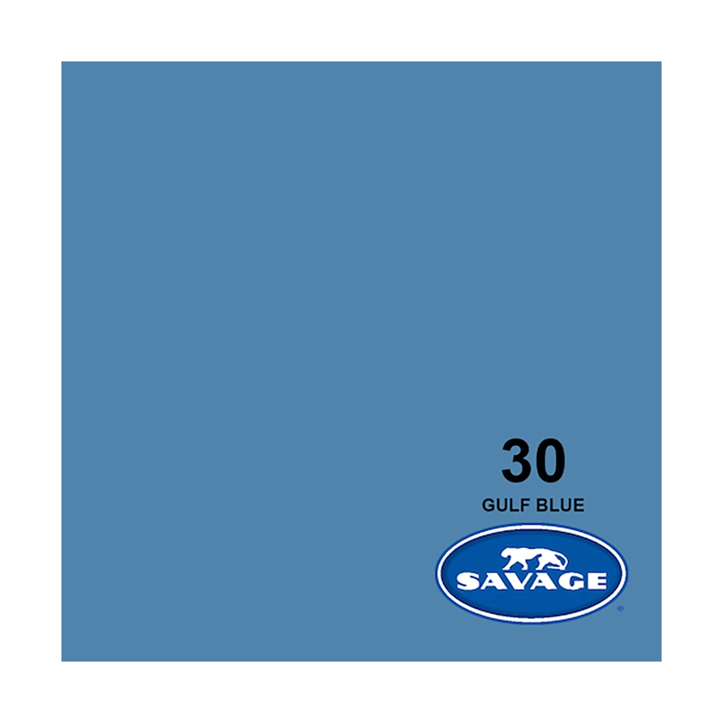 Savage Background Paper Gulf Blue 30 (1.35m x 11m)