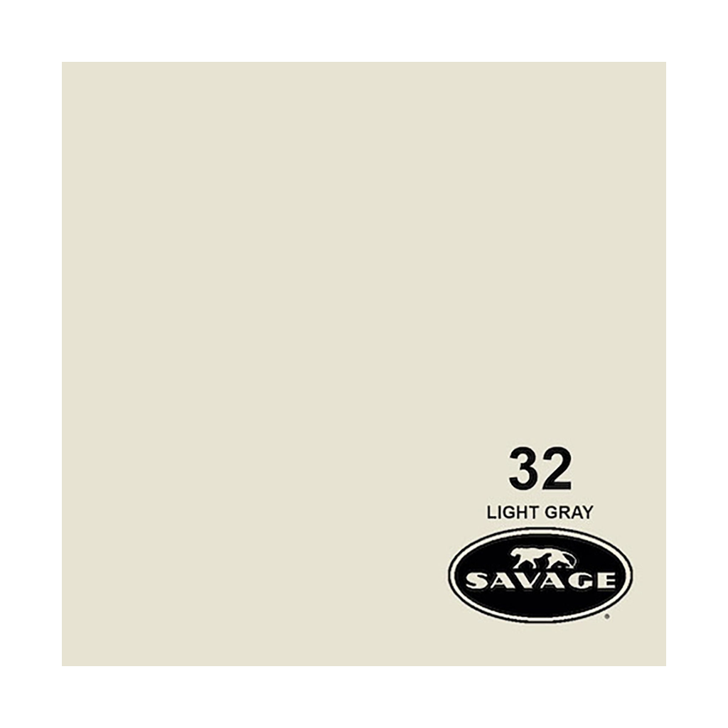 Savage Background Paper Light Gray 32 (2.72m x 11m)