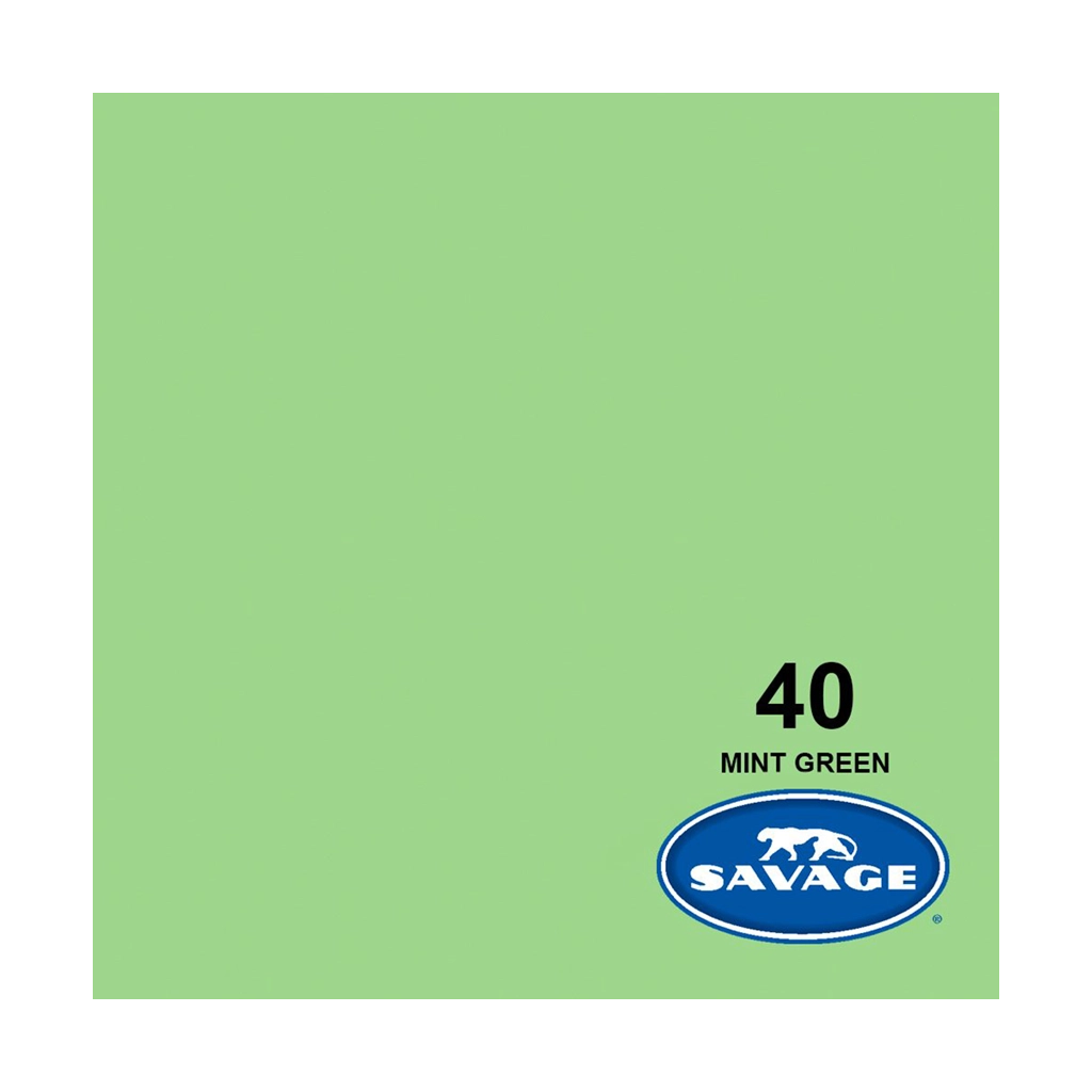 Savage Background Paper Mint Green 40 (2.18m x 11m)