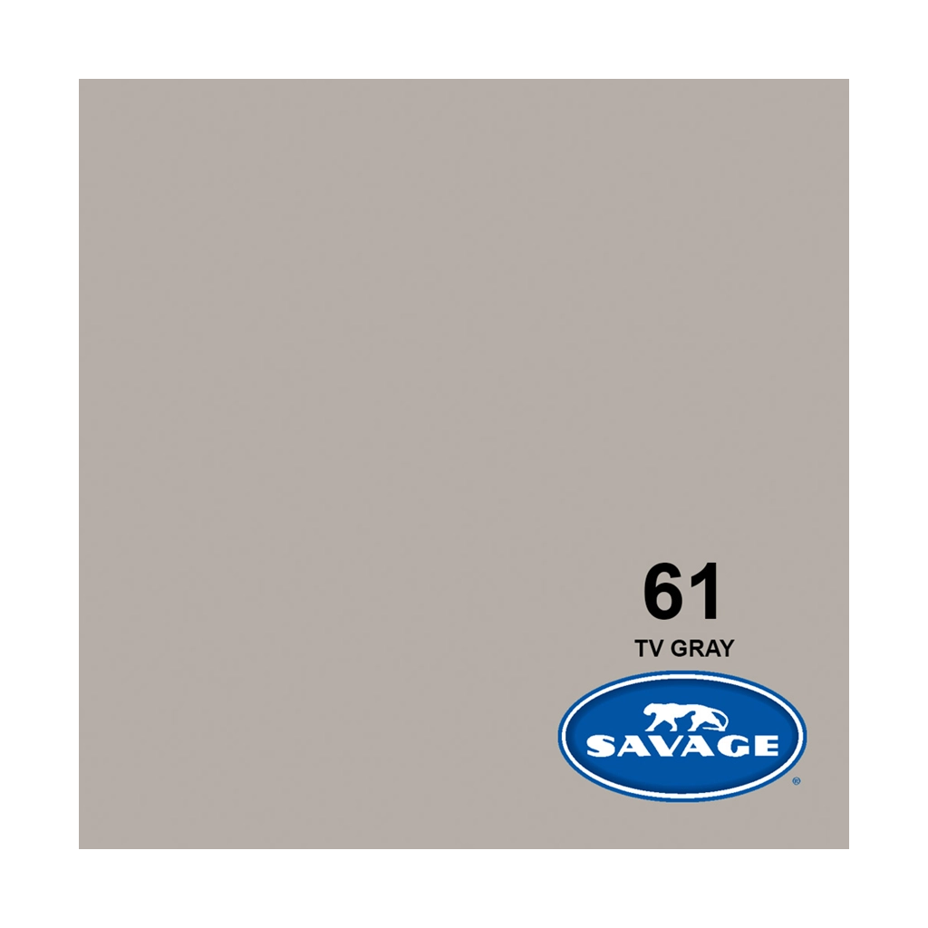 Savage Background Paper TV Gray 61 (2.72m x 11m)
