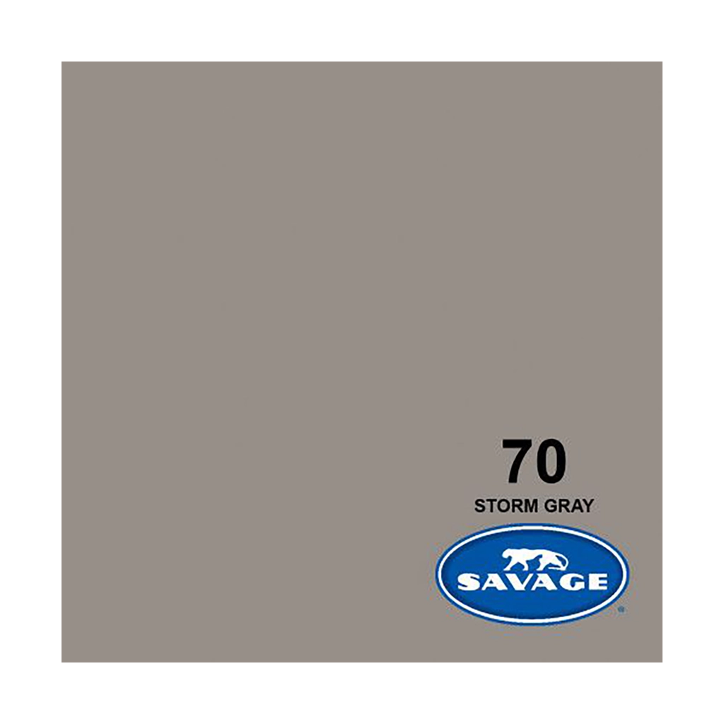 Savage Background Paper Storm Gray 70 (1.35m x 11m)