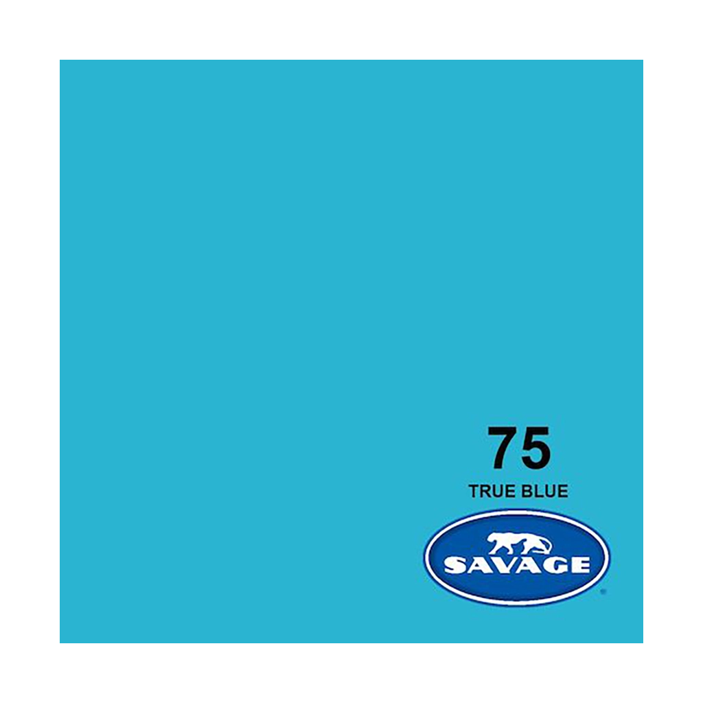 Savage Background Paper True Blue 75 (2.72m x 11m)