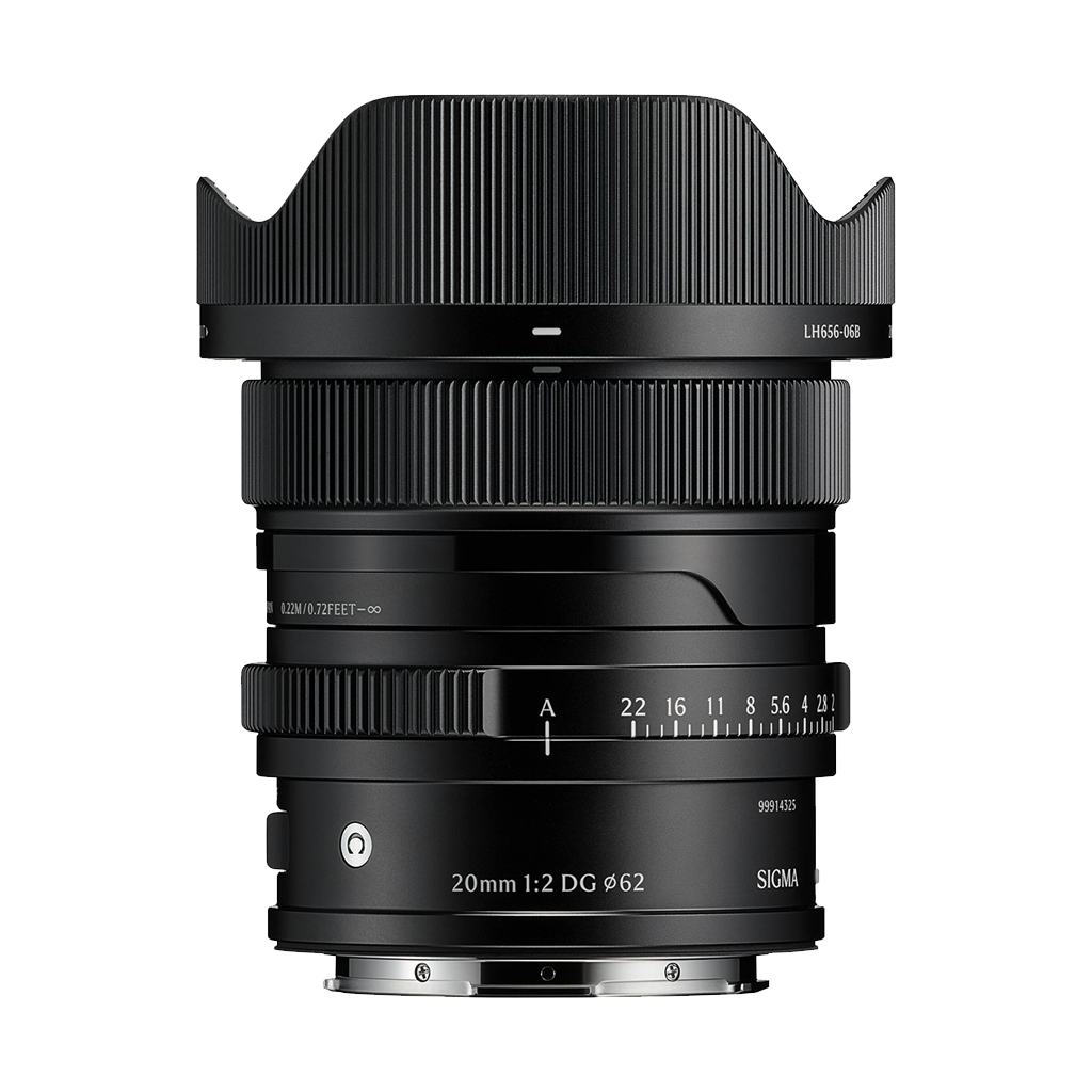 Sigma 20mm f/2 DG Contemporary Lens (L-Mount, Black)