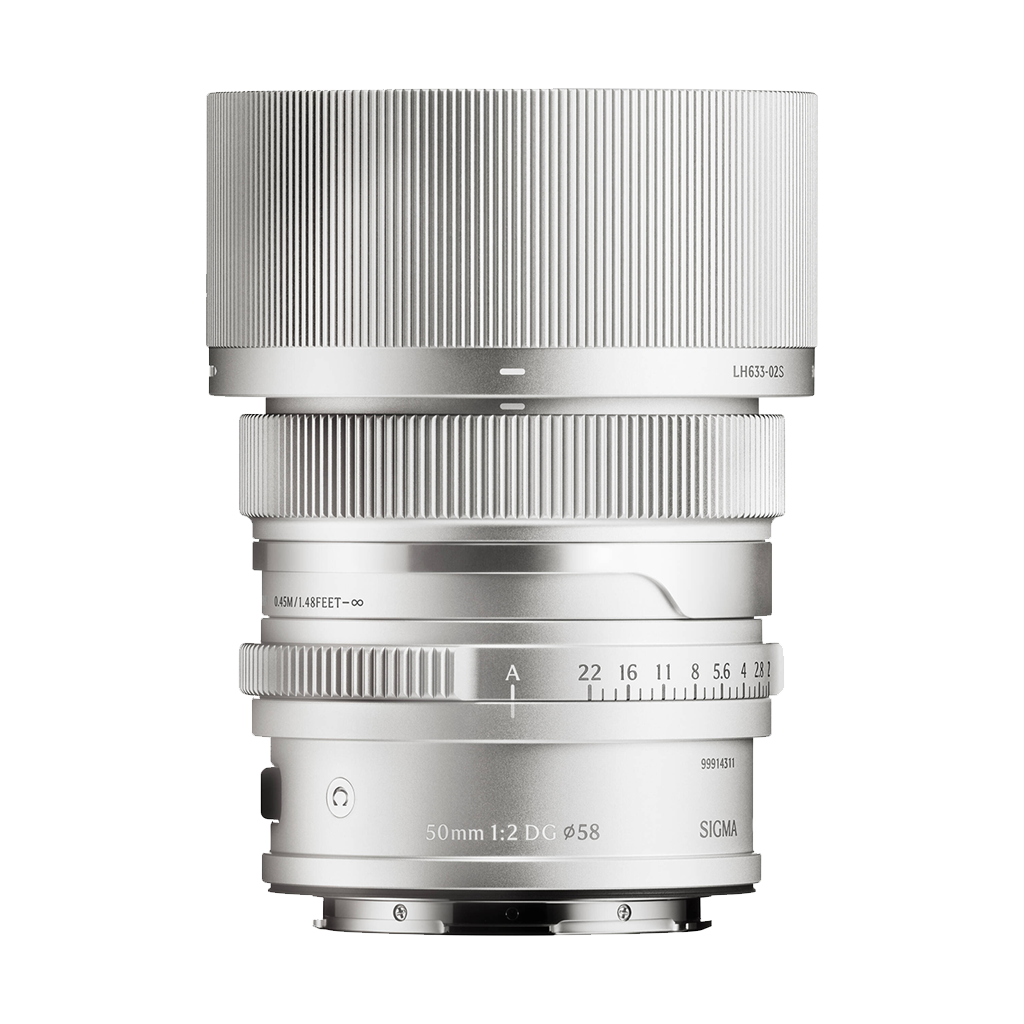 Sigma 50mm f/2 DG Contemporary Lens (L-Mount, Silver)
