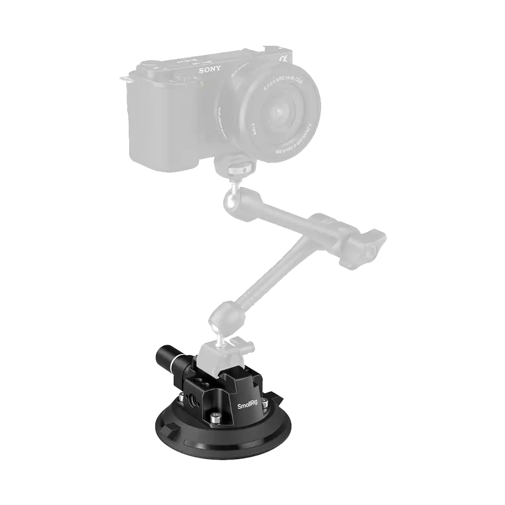 SmallRig 4" Suction Cup Camera Mounting Support for Vehicle Shooting