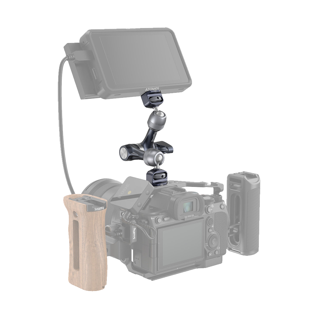SmallRig Articulating Arm with 1/4"-20 and 3/8"-16 ARRI Locating Screws (18cm)