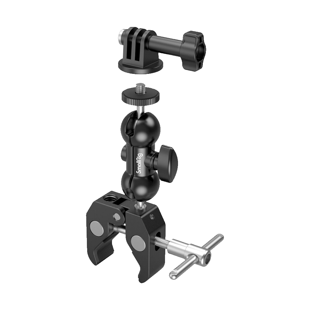 SmallRig Crab-Shaped Clamp with Ball Head Magic Arm