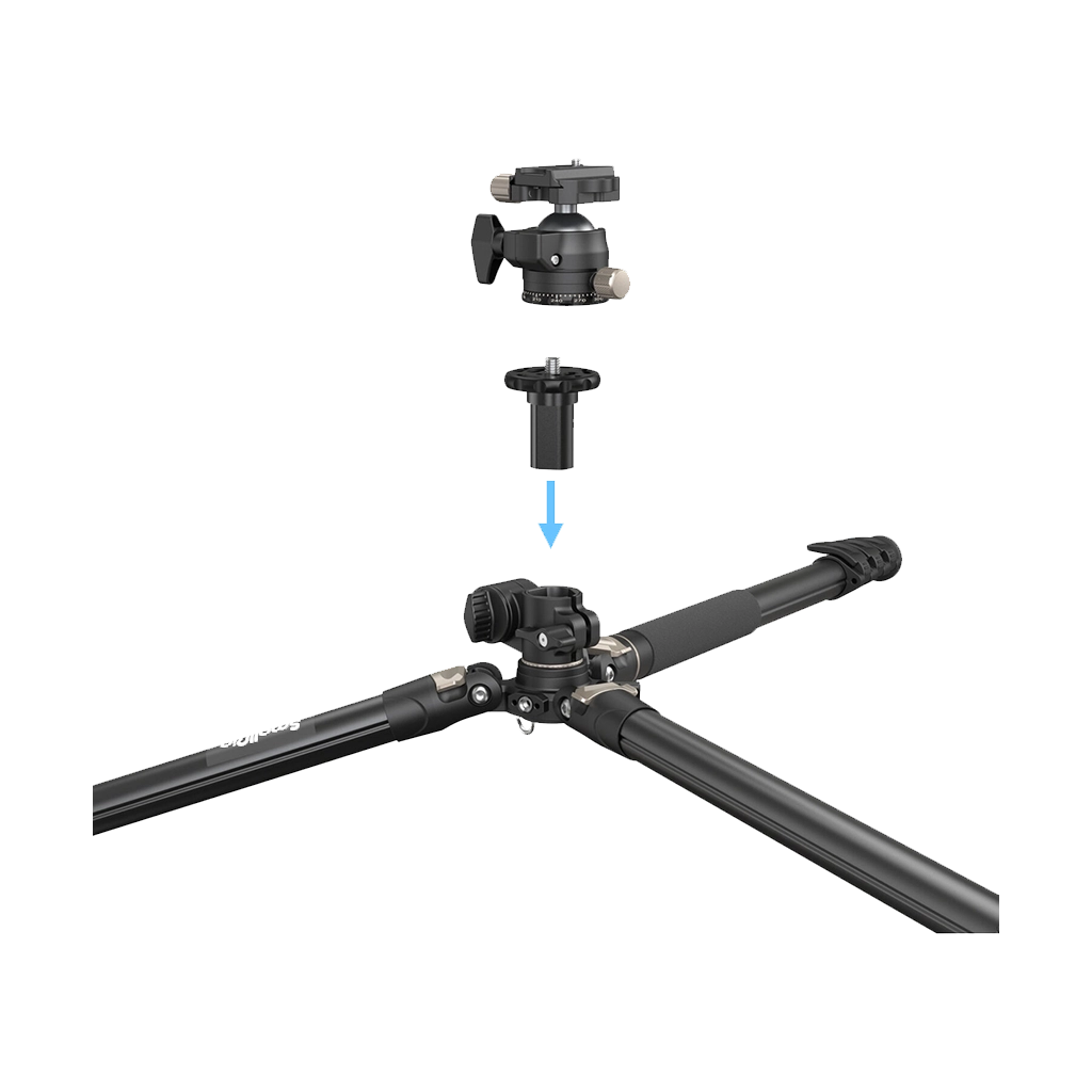 SmallRig CT200 Lateral Center Column Aluminum Tripod with Monopod