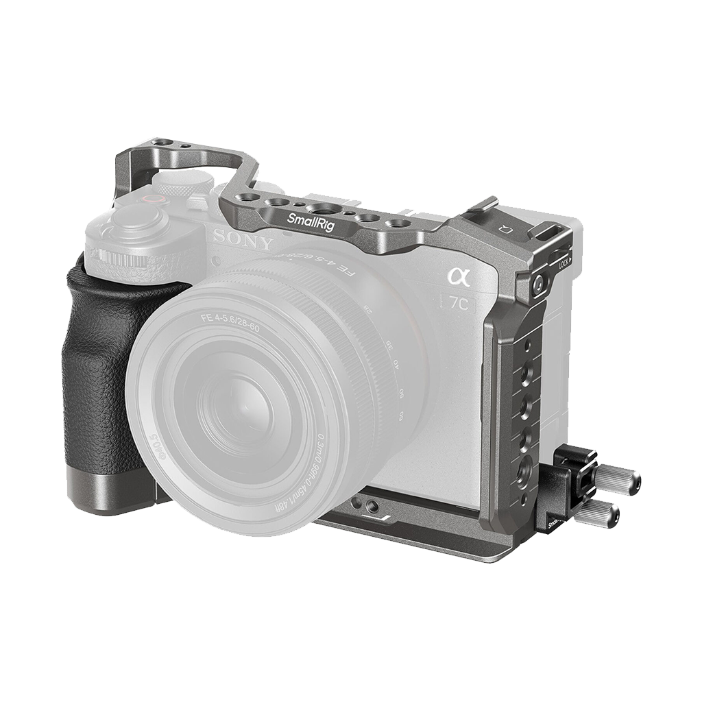 SmallRig HawkLock Quick Release Cage Kit with Silicone Handle for Sony a7C II and a7CR