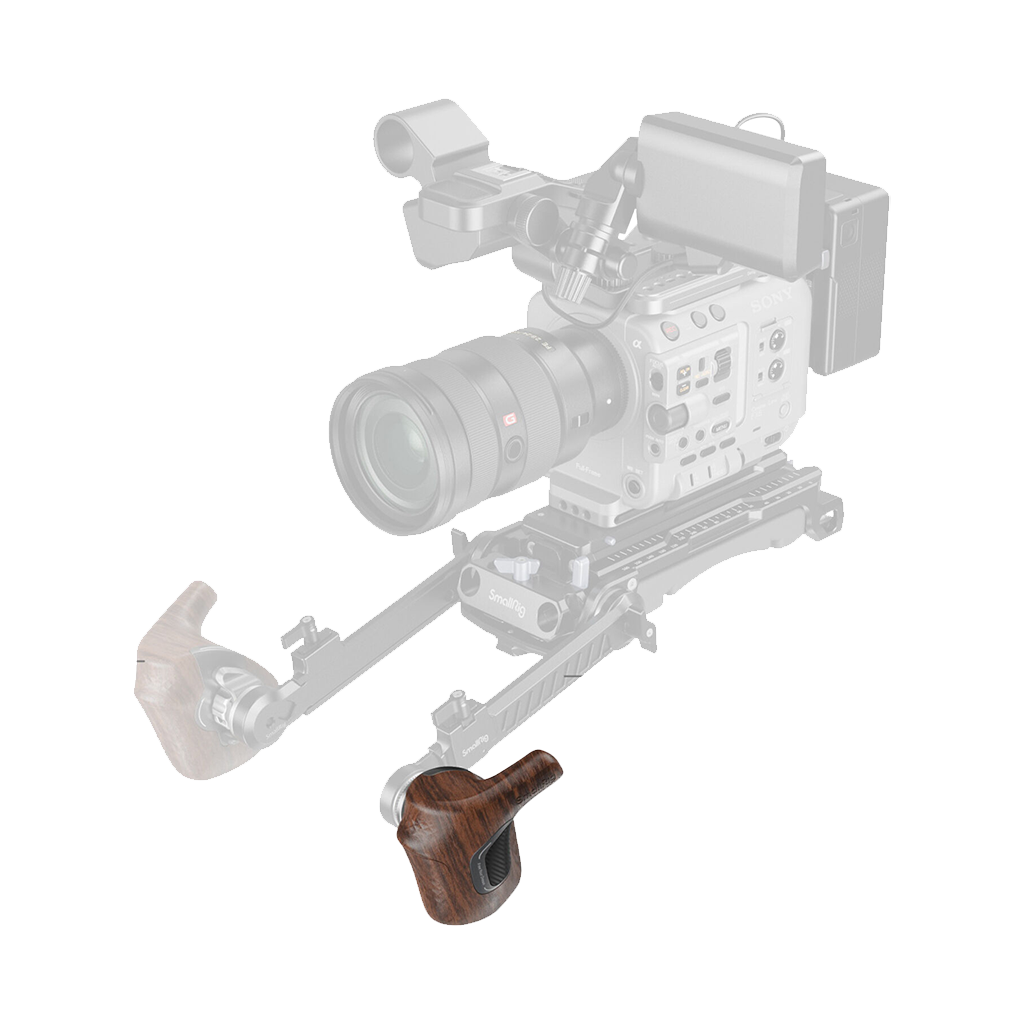 SmallRig ImageGrip Rotating Wooden Handle with ARRI-Style Rosette (Left Side)