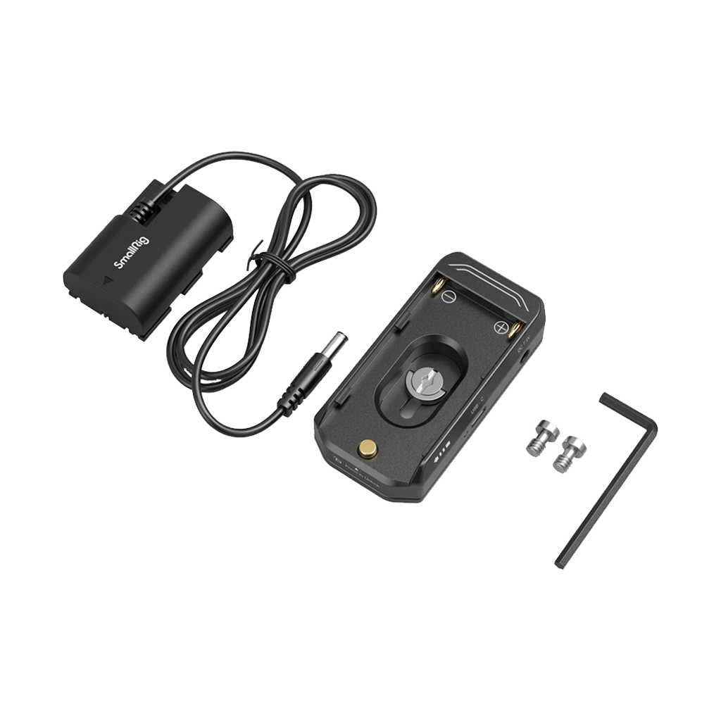 SmallRig L-Series/NP-F Battery Adapter Plate with LP-E6NH Dummy Battery Kit (Advanced Edition)