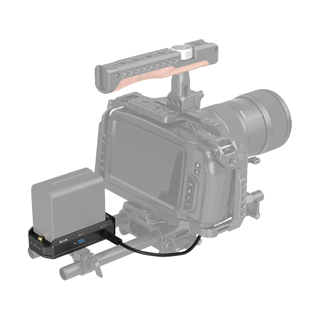 SmallRig L-Series/NP-F Battery Adapter Plate with LP-E6NH Dummy Battery Kit (Advanced Edition)