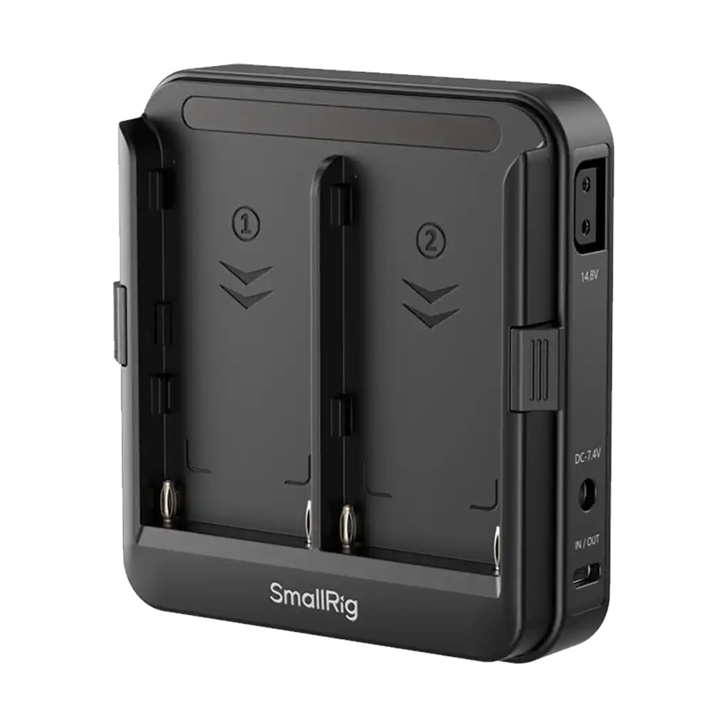 SmallRig L-Series/NP-F Type Dual-Battery Adapter Plate (Supports UPS)