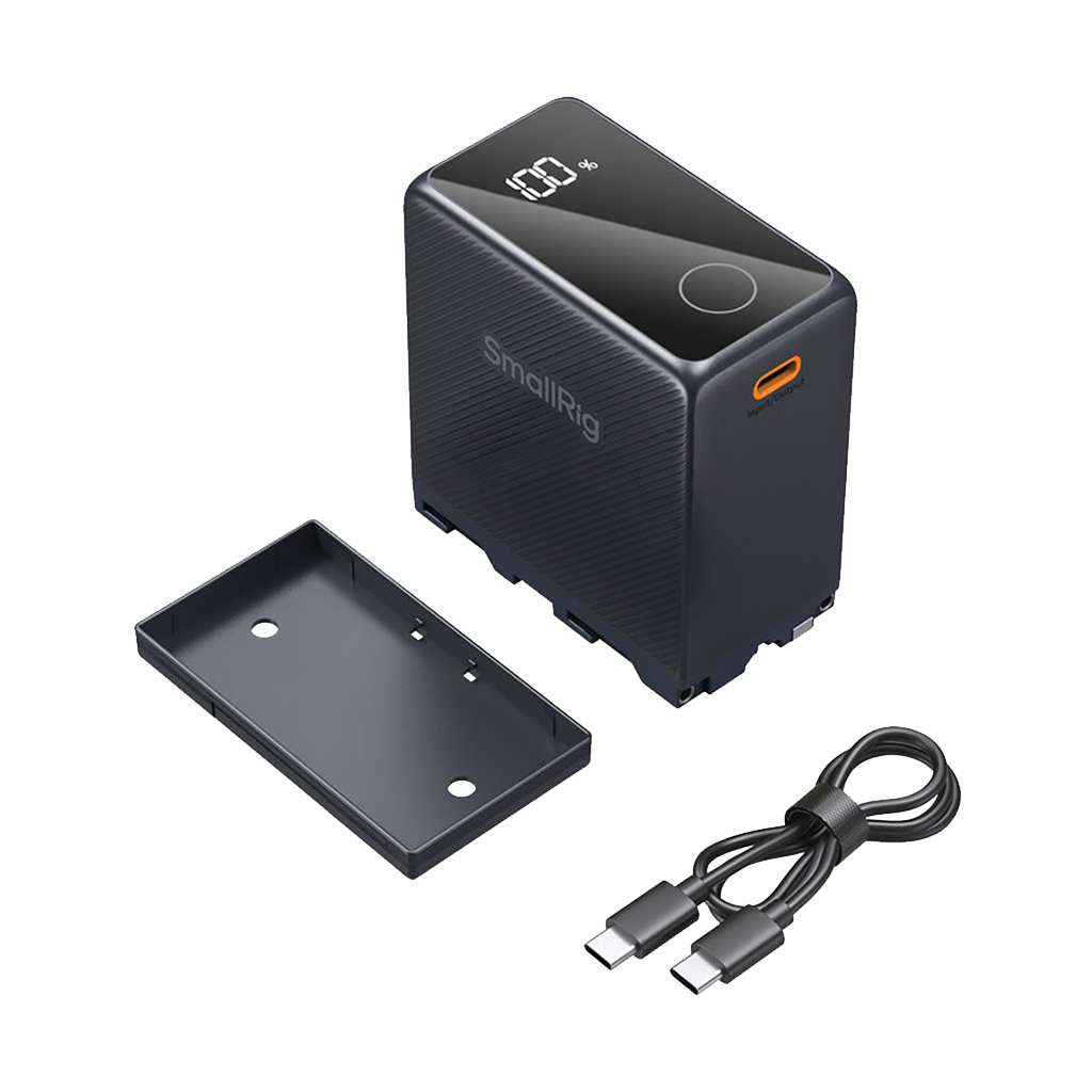 SmallRig L-Series/NP-F970 USB-C Rechargeable Camera Battery (Black)