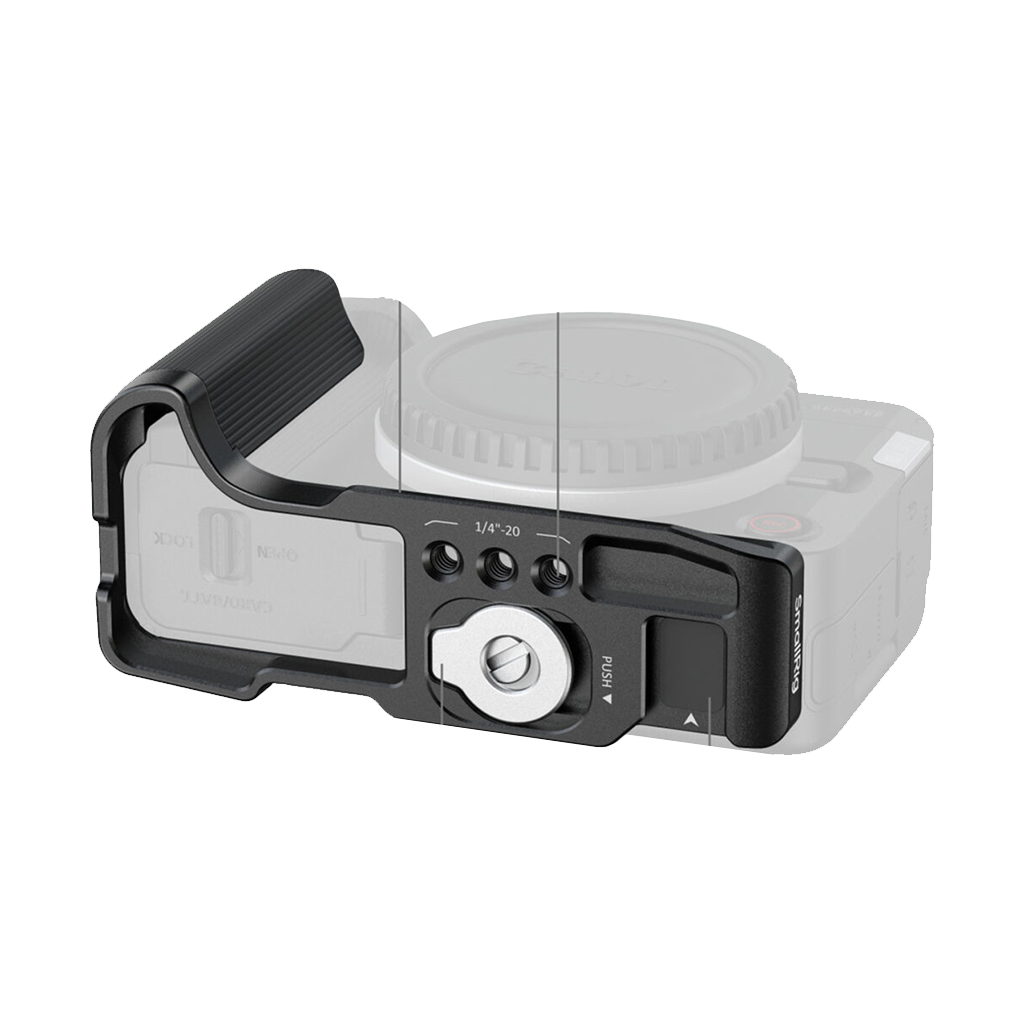 SmallRig L-Shaped Mount Plate with Handle for Canon EOS R50 V (Black)