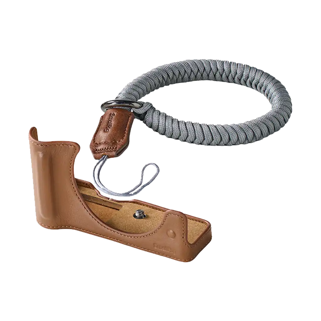 SmallRig Leather Half Case for Canon EOS R50 V (Brown)