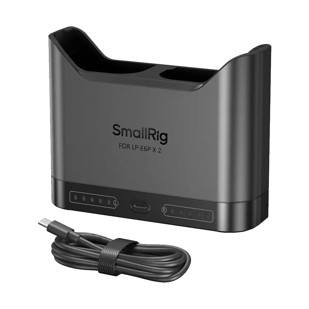 SmallRig LP-E6P Camera Battery Double Bay Charger