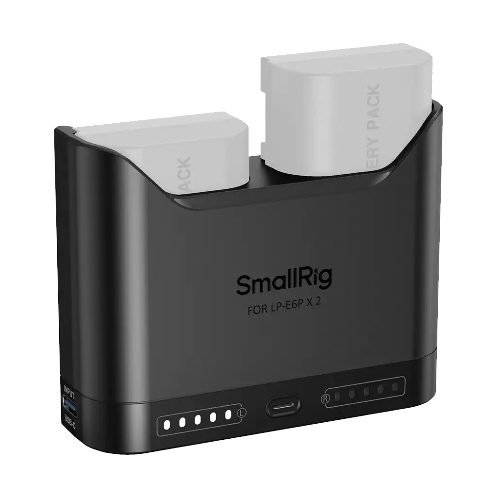 SmallRig LP-E6P Camera Battery Double Bay Charger