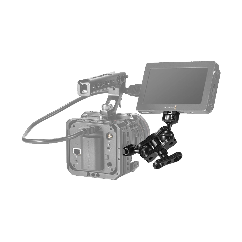 SmallRig Magic Arm with Dual Ball Heads with 1/4"-20 Screw and NATO Clamp