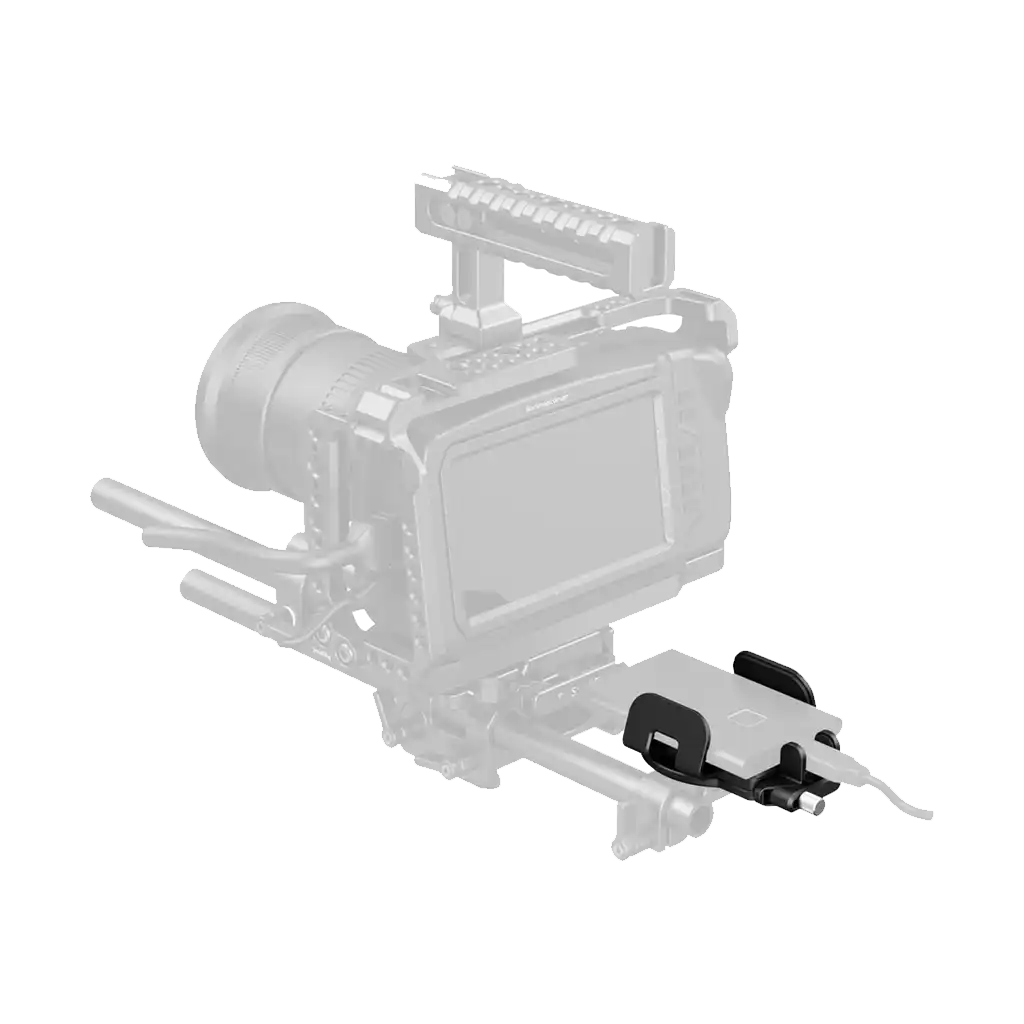 SmallRig Mounting Clamp for External SSD with Cold Shoe Mount and Cable Clamp