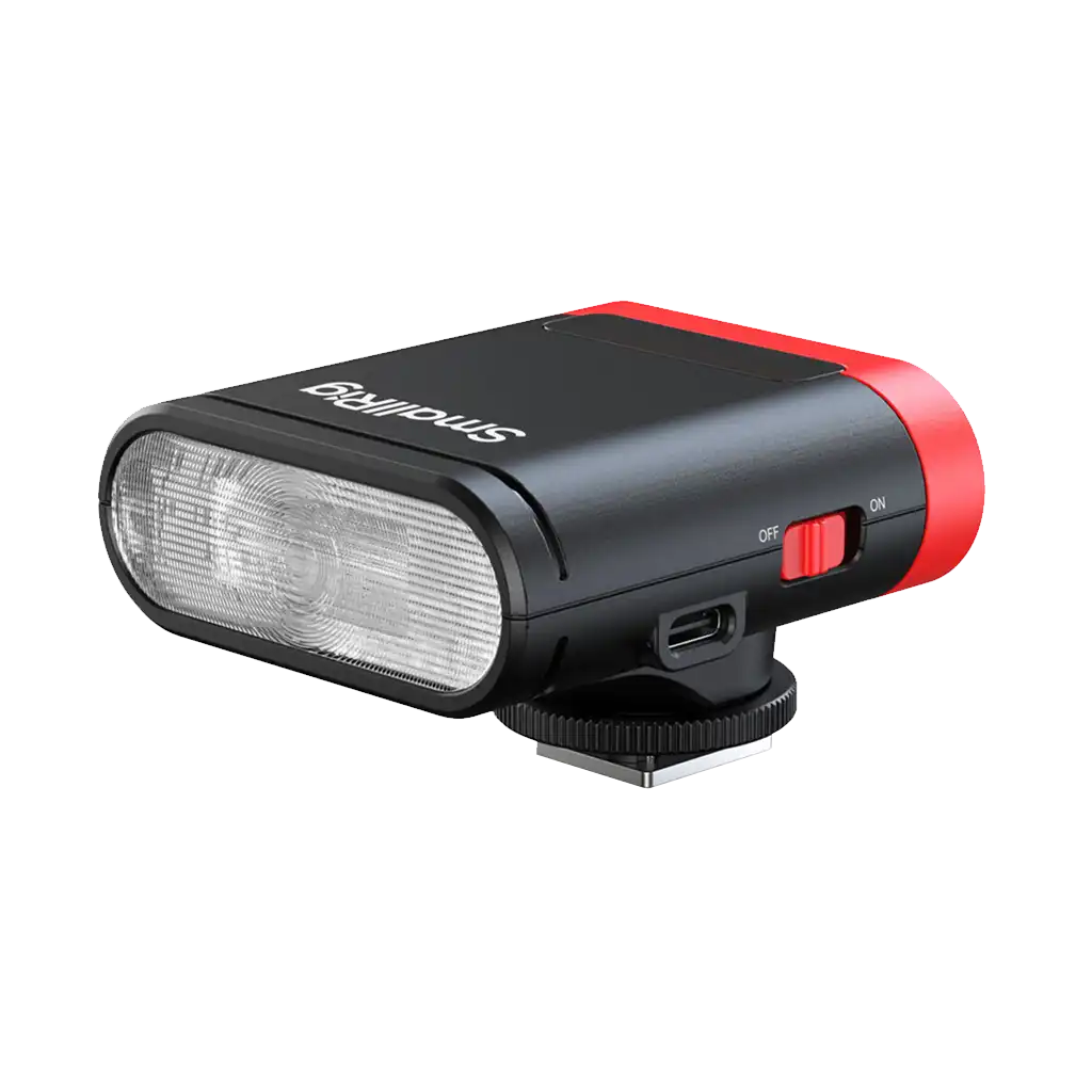 SmallRig RS20 Mini Speedlite Flash (Black and Red)