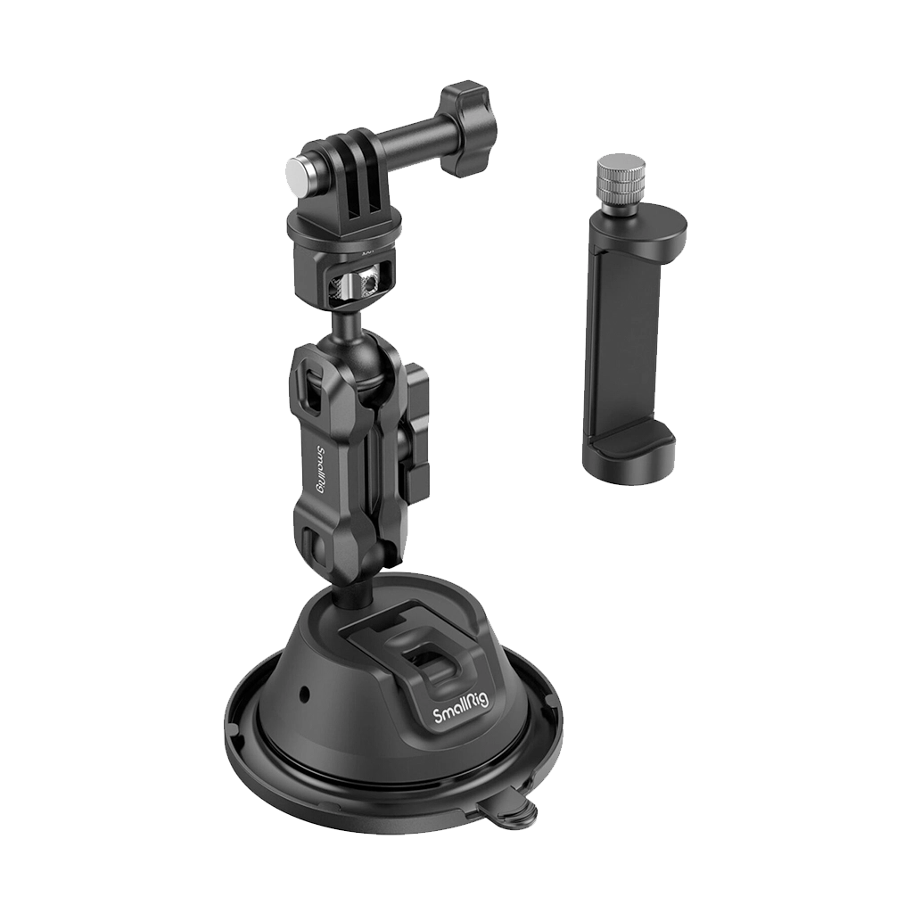 SmallRig SC-1K Portable Suction Cup Mount Kit for Action Cameras and Smartphones