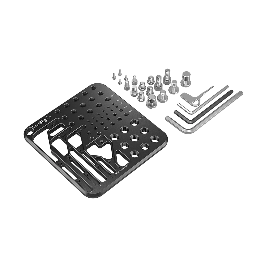 SmallRig Screw and Allen Wrench Storage Plate Kit