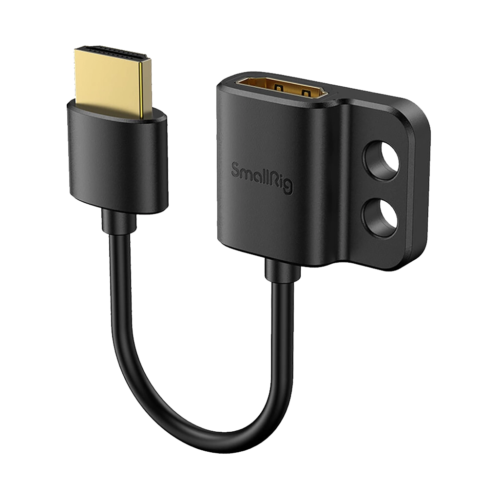 SmallRig Ultra-Slim Female HDMI Type A to Male HDMI Type A Adapter Cable