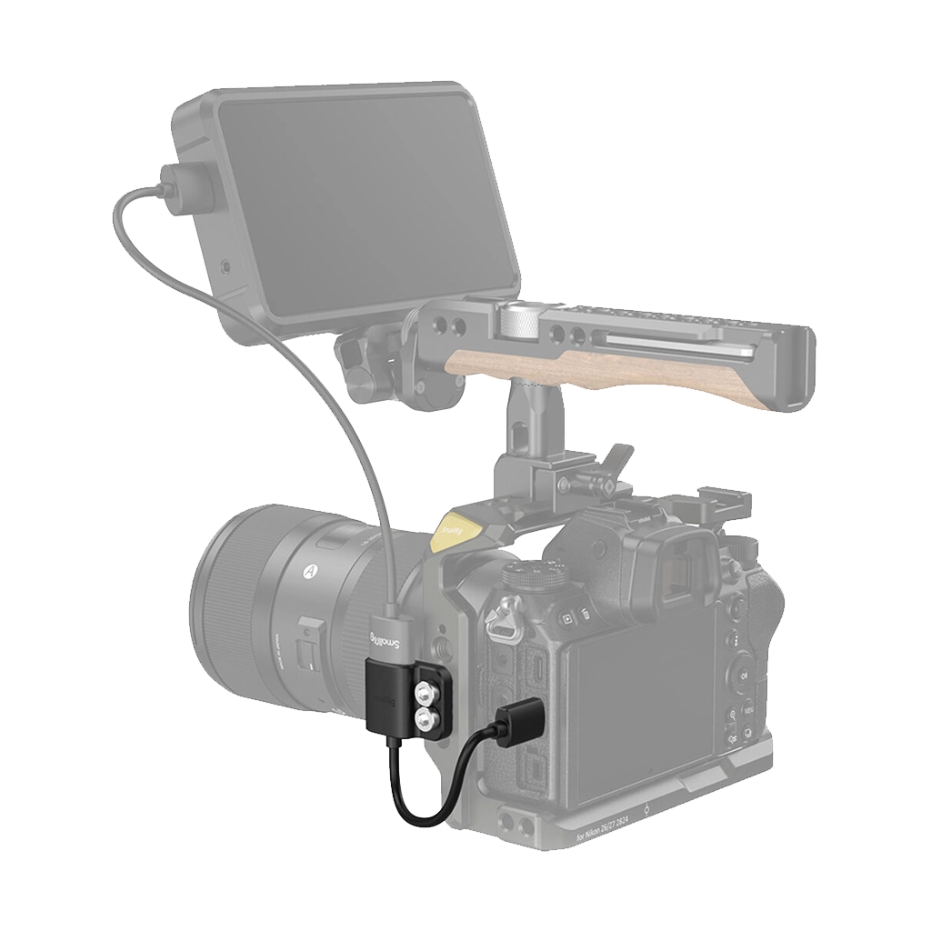 SmallRig Ultra-Slim Female HDMI Type A to Male Mini-HDMI Type C Adapter Cable