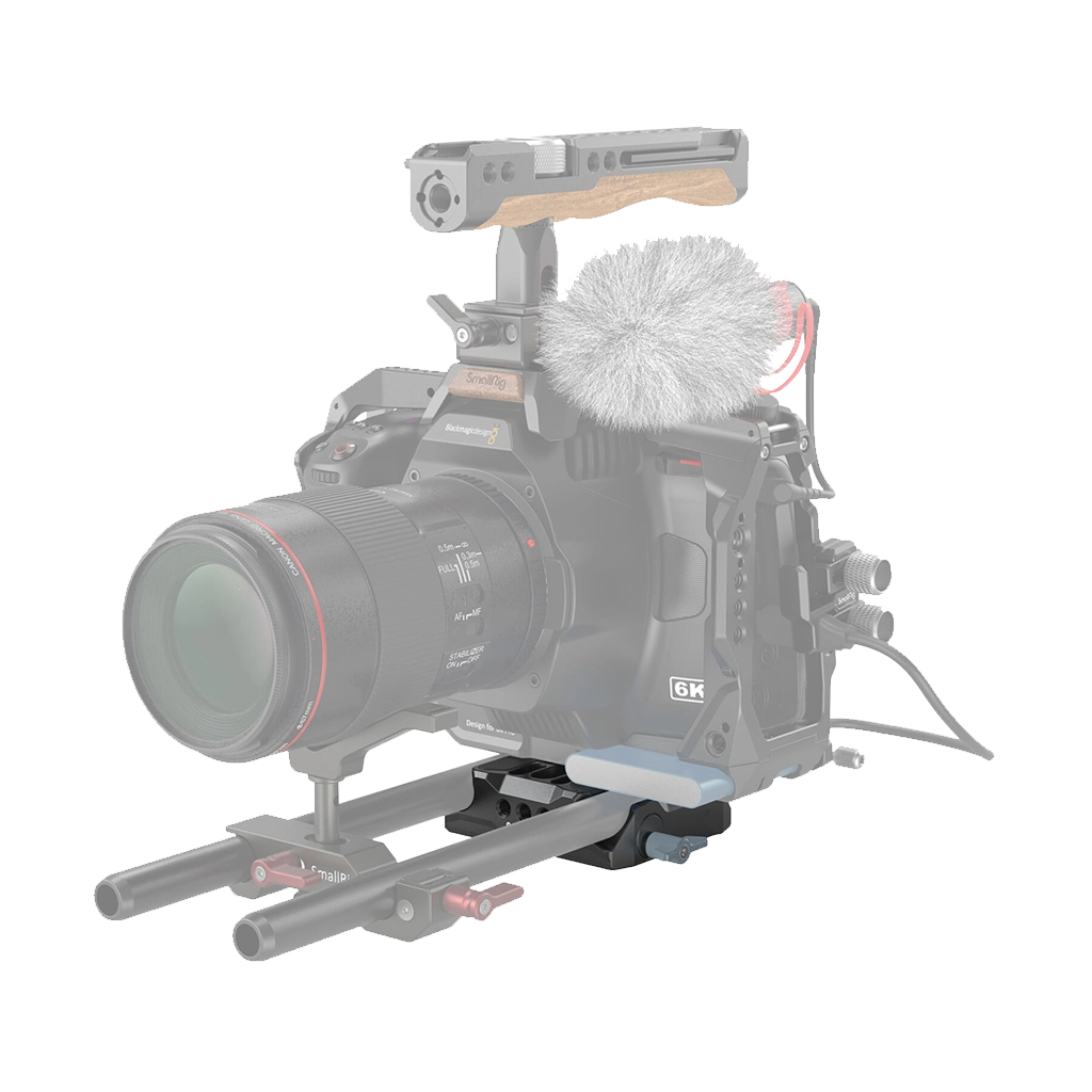 SmallRig Universal Camera Baseplate with 15mm LWS Rod Clamp