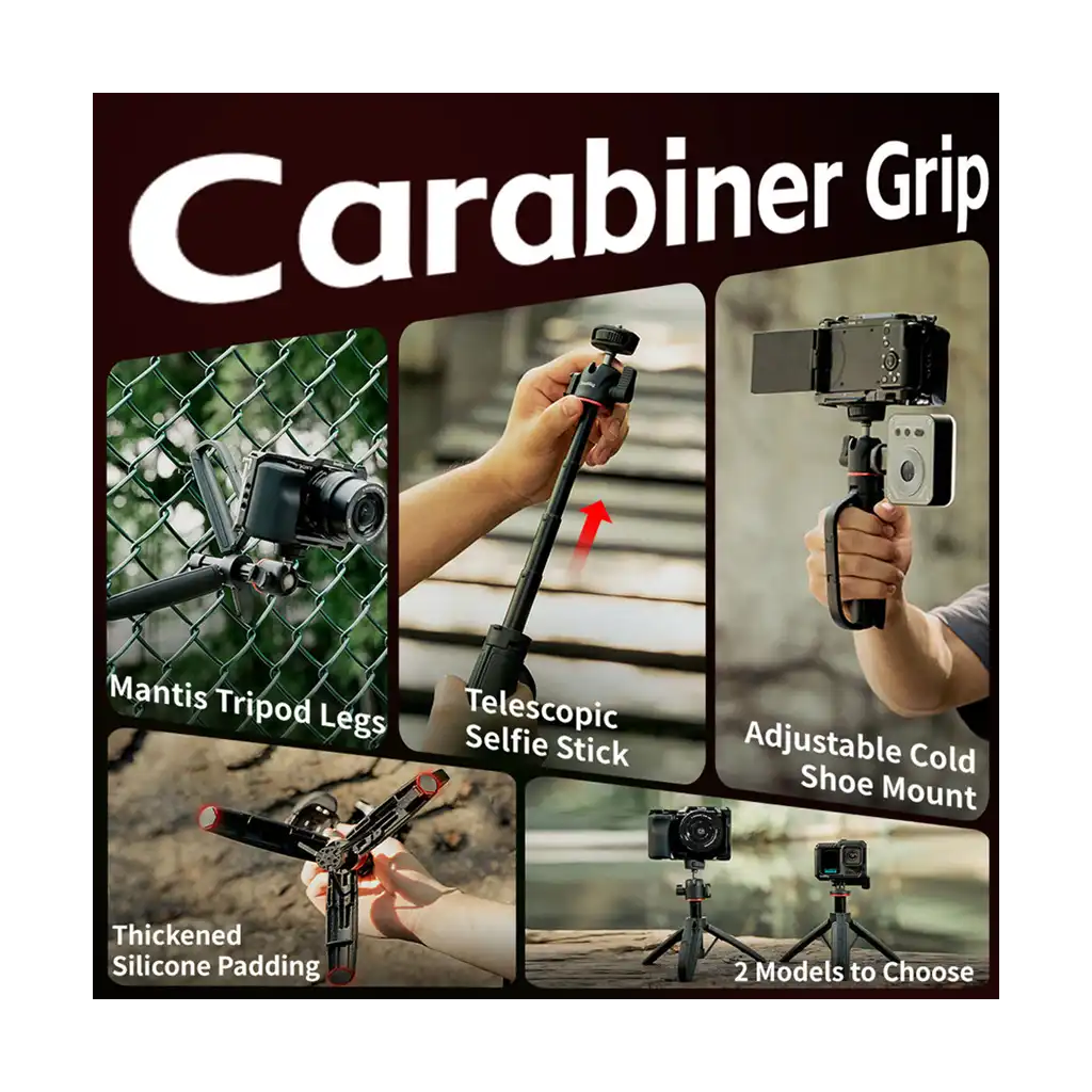 SmallRig VT-07 Carabiner Tripod for Action Cameras