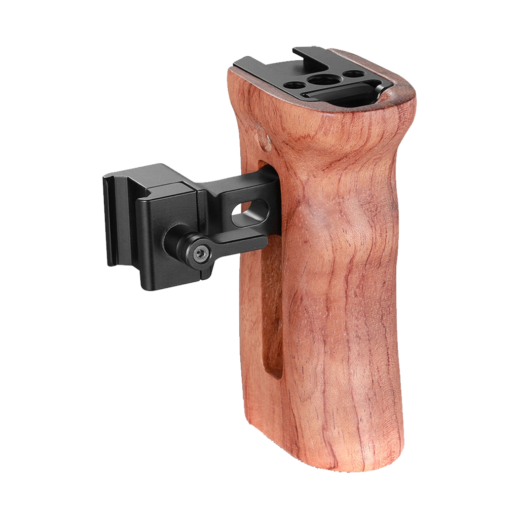 SmallRig Wooden Side Handle with NATO Clamp