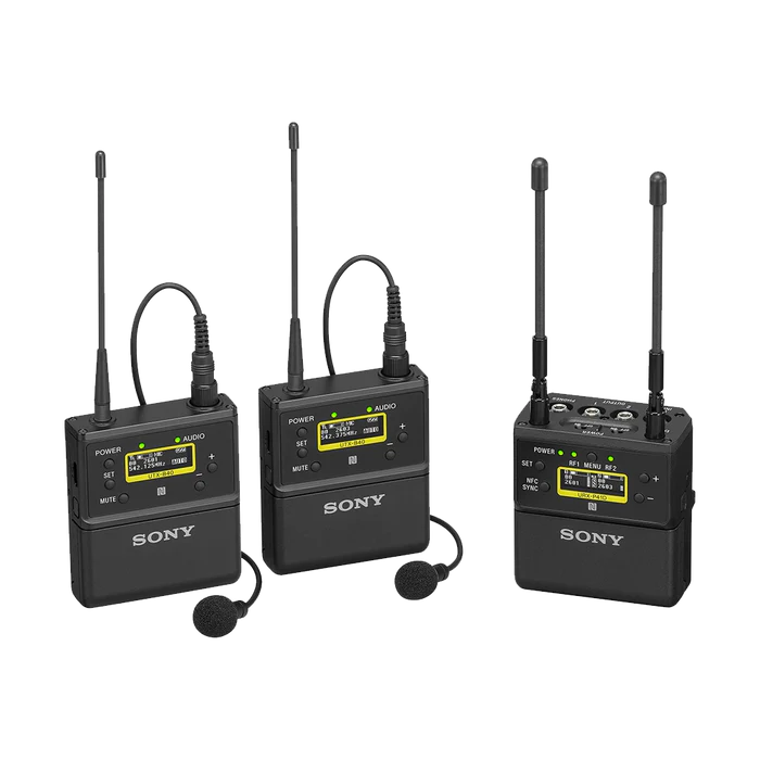 Rental: Sony UWP-D27 2-Person Camera-Mount Wireless Omni Lavalier Microphone System