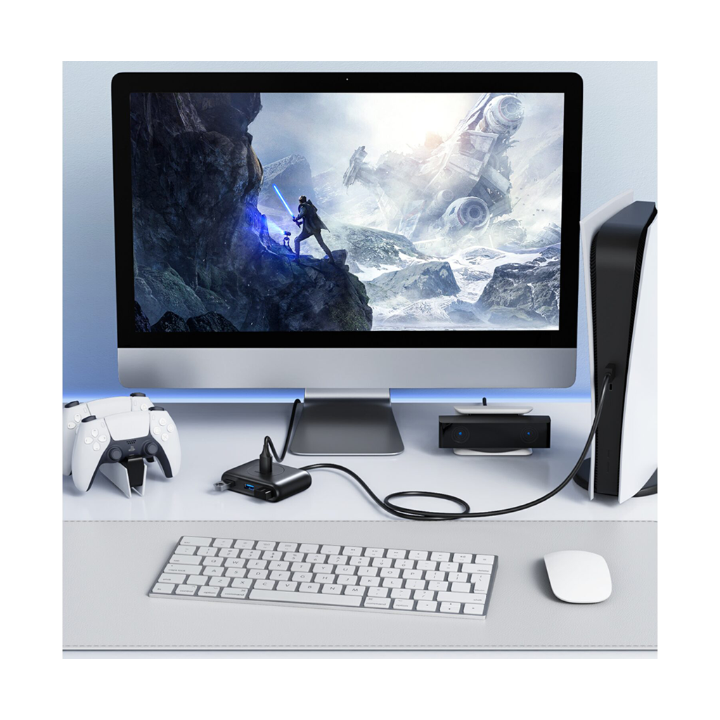 UGREEN 4-Port USB 3.0 Hub with Micro USB | 5Gbps Data Transfer (1m)