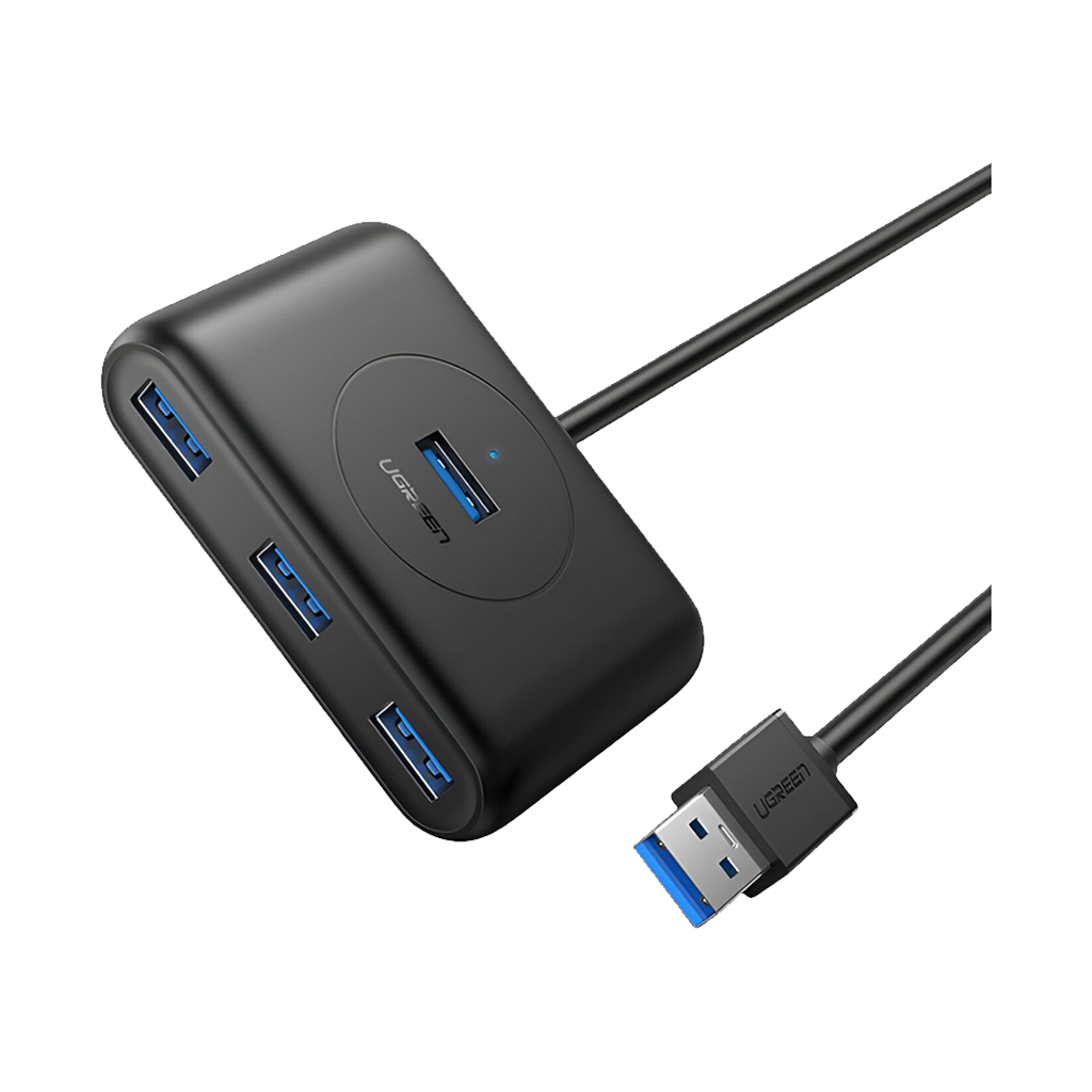 UGREEN 4-Port USB 3.0 Hub with Micro USB | 5Gbps Data Transfer (1m)